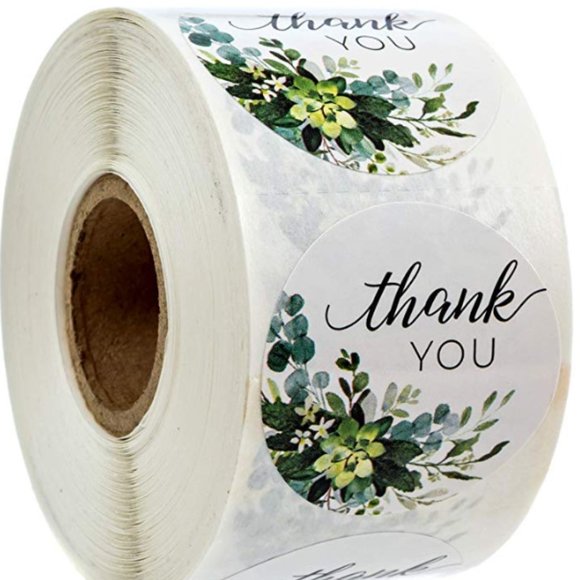 Thank you Stickers, Greenery Floral - Picture 4 of 8